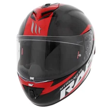 CASQUE INTEGRAL MT RAPIDE PRO CARBON C2 COMPETITION ROUGE/NOIR BRILLANT    XS  (CALOTTE FIBRE SIMPLE ECRAN PINLOCK READY)