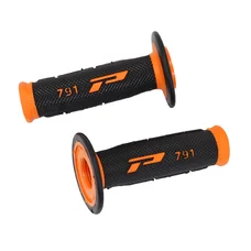 GRIP -  PROGRIP OFF ROAD 791 DUAL DENSITY- ORANGE/BLACK 115mm (PAIR) (CROSS/MX)