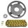 KIT CHAINE ADAPTABLE DERBI 50 SENDA R 1996>1999  420  12x53  (DIAM COURONNE 53/125/8.25)  (DEMULTIPLICATION ORIGINE)  -AFAM-