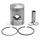 PISTON FOR SCOOT TOP PERF CAST IRON FOR PIAGGIO 50 ZIP 2STROKE, TYPHOON, NRG/GILERA 50 STALKER, RUNNER