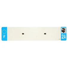 PLASTIC STRIP FOR BLANK PVC LICENSE PLATE (CAR FORMAT 520X110)-DEPT 2A/EUROPE (SOLD PER UNIT)