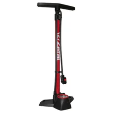 POMPE A PIED ZEFAL PROFIL MAX FP30 CORPS ACIER SUPPORT RESINE ROUGE MANOMETRE 12BAR RACCORD SWITCH VP/VS AVEC ACCESSOIRES