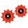GALET DERAILLEUR TRIPEAK 11 DENTS ROULEMENT G5 CERAMIQUE POUR SHIMANO/SRAM 11/10V. ROUGE (BLISTER DE 2)