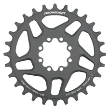 PLATEAU VTT DIRECT MOUNT 8 TROUS POUR SRAM X01/XX1 STRONGLIGHT MONO ALU HT3 NOIR 28DTS - 12V. NARROW WIDE (DEPORT 3mm)