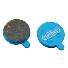 PLAQUETTE DE FREIN VTT ALHONGA SNG MECANIQUE (DIAM 18 mm) (ELVEDES SOFT ORGANIC) (PAIRE SUR CARTE)