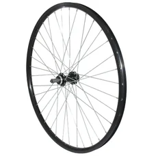WHEEL FOR MTB- 27.5" P2R DISC 6 HOLES -REAR- ALUMINIUM BLACK DOUBLE WALLED- ALUMINIUM HUB FOR DISC 36 HOLES-FREEWHEEL 8/7/6 Speed