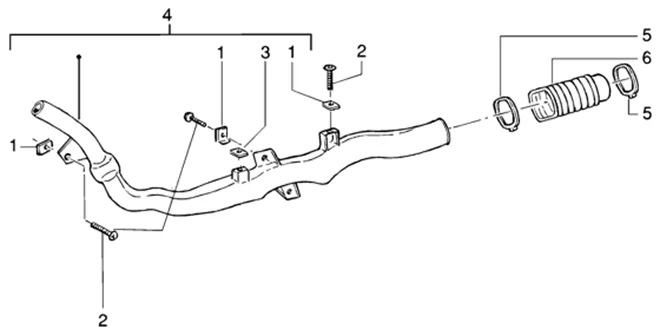 Tuyau de refroidissement courroie