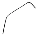 BORDURE/JONC DE TABLIER AVANT GAUCHE NOIR BRILLANT ORIGINE PIAGGIO 125-250-300 VESPA GTS 2009>2018 -1B00579-