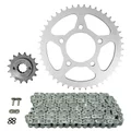 KIT CHAINE ADAPTABLE HONDA 750 XRV 750 AFRICA TWIN 1993>2003  525  16x45  (DIAM COURONNE 80/110/12.5)  (DEMULTIPLICATION ORIGINE)  -AFAM-
