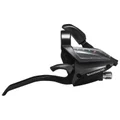 LEVIER/MANETTE VTT PATIN SHIMANO STEF500 DROIT 7V. NOIR V-BRAKE 4 DOIGTS