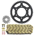 KIT CHAINE ADAPTABLE YAMAHA 125 MT 2015>2016, MT-125 ABS 2015>2019, YZF-R125 2008>2016, YZF-R125 ABS 2015>2018 428 14x48 (DIAM COURONNE 76/100/8.5) (DEMULTIPLICATION ORIGINE) -JT SPROCKETS