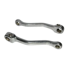 PEDAL CRANK FOR MOPED - LEFT OR RIGHT ( CENTERS 150 mm)  CHROMED STEEL(PAIR)