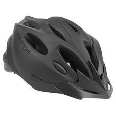 CASQUE VELO ADULTE NEWTON ROUTE/VTT SPORT NOIR MAT IN-MOLD FERMETURE BOUCLE FIDLOCK TAILLE 55-58 AVEC VISIERE ET LOCK (VENDU EN BOITE)