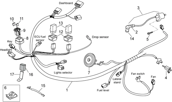 Circuit electrique av