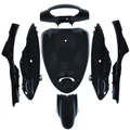 FAIRINGS/BODY PARTS FOR CHINESE SCOOTER - BLACK (7 PARTS)  -P2R-