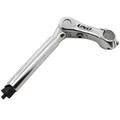 QUILL STEM FOR URBAN BIKE-  NEWTON -ADJUSTABLE- Ø22,2mm L 105mm SILVER  - FOR BAR Ø 25.4mm
