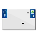 BANDE PLAQUE MOTO 210x130 POUR PVC VIERGE DEP. 10/EURO (VENDU A L'UNITE)