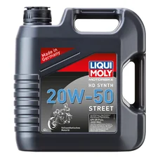 HUILE MOTEUR 4 TEMPS LIQUI MOLY MOTO STREET HD SYNTH 4T 20W50  (4 L)  SYNTHETIQUE