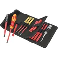 WERA VDE KOMPAKT - INSULATED HANDLE + INTERCHANGEABLE BLADES  Red/yellow (SET 18 PIECES) - German tools for workshop.