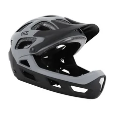 CASQUE VELO DESCENTE INTEGRAL GES D-SCENT NOIR/GRIS TAILLE 54-60CM (VENDU EN BOITE) - CONFORME EN1078