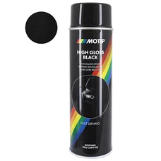 SPRAY-PAINT CAN MOTIP PRO ACRYLIC GLOSS BLACK spray 500ml (04005)