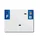 BANDE PLAQUE MOTO 170x130 POUR PVC VIERGE DEP. 83/EURO (VENDU A L'UNITE)
