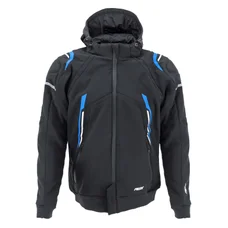 VESTE/BLOUSON ADX RSX NOIR/BLEU  XL  AVEC CAPUCHE AMOVIBLE (AVEC PROTECTIONS/SANS PLAQUE DORSALE)  (HOMOLOGUE NF EN 17092-4 : 2020)