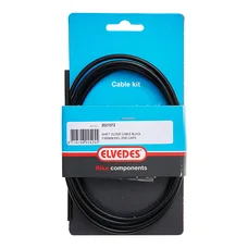 GAINE DE DERAILLEUR ELVEDES NOIR 4,1 mm 2,00M (VENDU A L'UNITE SUR CARTE) -INCLUS 2 FERRULES