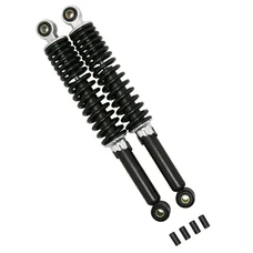 SHOCK ABSORBERS FOR MOPED-ADJUSTABLE- BLACK (CENTERS 340 mm) (PAIR)   P2R SELECTION