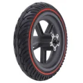 ROUE TROTTINETTE ARRIERE XIAOMI PRO, PRO2  (AVEC PNEU NOIR LISERET ROUGE 8.5 x2)  -P2R-