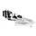 DECAL- LEFT FRONT PANEL - UPPER  "PIAGGIO GENUINE PART" PIAGGIO 50 TYPHOON 2018> FOR BLACK VERSION 85/B  -2H002556000A1-