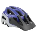 CASQUE VELO ADULTE AUVRAY VTT STRONGER IN-MOLD BLEU/GRIS TAILLE L (59-63cm) REGLAGE MOLETTE (OFFRE SPECIALE)