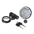 CONTACTEUR A CLE 50 A BOITE ADAPTABLE APRILIA 50 RS 2006>/DERBI 50 GPR 2004> (AVEC SERRURE DE SELLE + BOUCHON ESSENCE)  -P2R-
