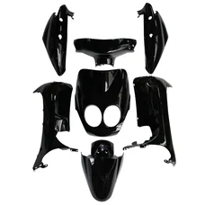 FAIRINGS/BODY PARTS FOR SCOOT  MBK 50 OVETTO 2008>2010 ANALOG SPEEDOMETER /YAMAHA 50 NEOS 2008>2010 ANALOG SPEEDOMETER   BLACK GLOSS  (7 PARTS KIT )