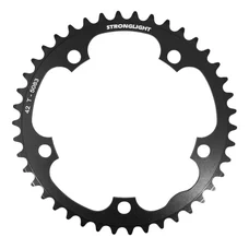 PLATEAU ROUTE 5BRA D.130 STRONGLIGHT DURAL 42DTS INTERIEUR NOIR TYPE SHIMANO 8/9V.