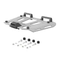 PLATINE A POUR TOP CASE SHAD ALUMINIUM GRIS AVEC KIT VISSERIE COMPATIBLE GAMME TERRA TR55/TR48/TR37 ET LES SH59X/SH58X/SH50/SH48  (D1BTRPA)