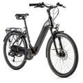 VELO ELECTRIQUE/VAE CITY 26 LEADER FOX LOTUS MIXTE NOIR 7V MOTEUR ROUE AR BAFANG 36V 45Nm BATTERIE 15Ah (20'' - H52cm - TAILLE L - POUR ADULTE DE 178cm à 185cm)