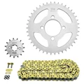 KIT CHAINE ADAPTABLE HONDA 125 CBR R 2004>2006, 125 CBR RW 2005>2010, 125 CBR 2004>2010  428  15x42  (DIAM COURONNE 54/70/10.5)  (DEMULTIPLICATION ORIGINE)  -AFAM-