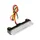 FEU ARRIERE UNIVERSEL REPLAY A LEDS BARETTE TRANSPARENT/NOIR AVEC STOP (6 LEDS ROUGES) (HOMOLOGUE CE)