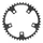 PLATEAU ROUTE 5BRA D.110 STRONGLIGHT ULTRA TORQUE 42DTS INTERIEUR CAMPAGNOLO NOIR CT2 STRONGLIGHT 11V. RECORD-CHORUS-ATHENA  INTERIEUR FILETE