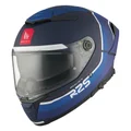 CASQUE INTEGRAL MT THUNDER 4 SV R25 C7 BLEU MAT L  (DOUBLE ECRANS / PINLOCK READY / FOGOFF READY) (ECE 22.06)