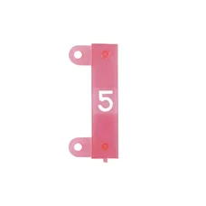 ENGRAVING STENCIL - NUMBER 5 (20 PIECES BAG)  - ICA -