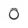 CIRCLIP FOR DRIVE PULLEY "PIAGGIO GENUINE PART"  PIAGGIO COMMUN A LA GAMME MAXISCOOTER 125-250  -006410-