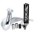 POT 50 A BOITE VOCA CROSS CHROMED POUR SHERCO 50 SM-R, SE-R (PASSAGE HAUT - SILENCIEUX ALU NOIR)