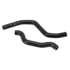 DURITE DE REFROIDISSEMENT D'EAU 50 A BOITE POUR HM 50 CRE BAJA, CRM / VENT 50 BAJA, DERAPAGE / FANTIC 50 CABALLERO, XE, XM, E PERFORMANCE SILICONE NOIR (LIVREE PAR 2)  -P2R-