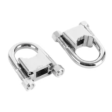 PONTET DE GUIDON CYCLO ADAPTABLE MBK 40, 50, 51, 88 CHROME  -SELECTION P2R-
