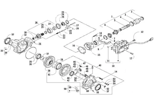 Transmission avant