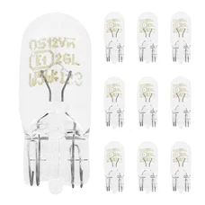 AMPOULE/LAMPE STANDARD 12V  5W CULOT W2,1x9,5d NORME W5W T10 WEDGE BLANC (FEU DE POSITION) (BOITE DE 10)  -OSRAM-