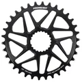 PLATEAU VTT DIRECT MOUNT POUR SHIMANO FC-M6100/M6120/M6130/FC-M7100/M7120/M7130/FC-M8100/M8120/M8130 STRONGLIGHT MONO ALU NOIR 34DTS - EPAISSEUR 3mm 12V.
