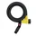 ANTITHEFT FOR BICYCLE - KEY COILED CABLE AUVRAY Ø 15 mm L 1.50 M- MATT BLACK (WITH BRACKET)